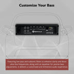 Rockville Krypton-M2 Mono 1-Ohm Car Amplifier, 3000W Peak, 750W RMS