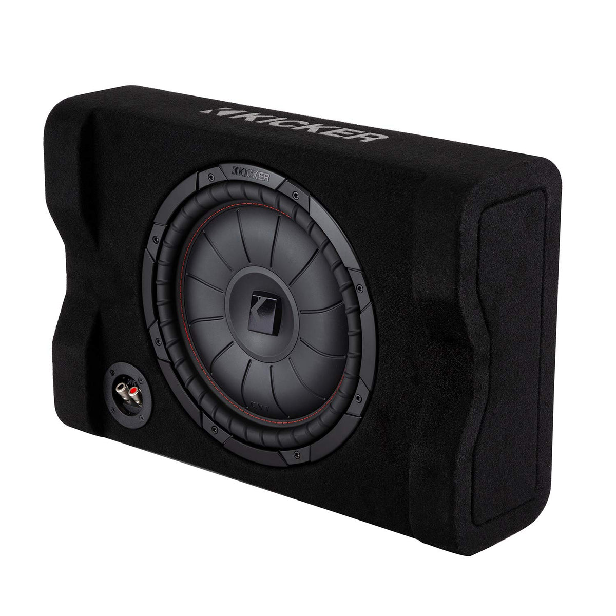 Kicker 48CVTDF122 CVTDF 12" Subwoofer in Down-Firing Sub Box 2 (Renewed)