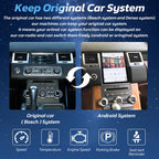 Android 13 Qualcomm Snapdragon 665 Car Radio for Land Rover Range Rover Sport L320 2009-2013 Multimedia Player GPS Navigation Wireless Carplay Touch Screen Stereo Replacement (for Bosch Host)