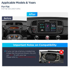 XTRONS Android 14 Car Stereo for Fiat 500 (2007-2015), 7 Inch Touch Screen Fiat 500 Replacement Head Unit with Gyroscope Built-in DSP GPS Navigation CarPlay Android Auto 4G LTE Bluetooth (4+64GB)