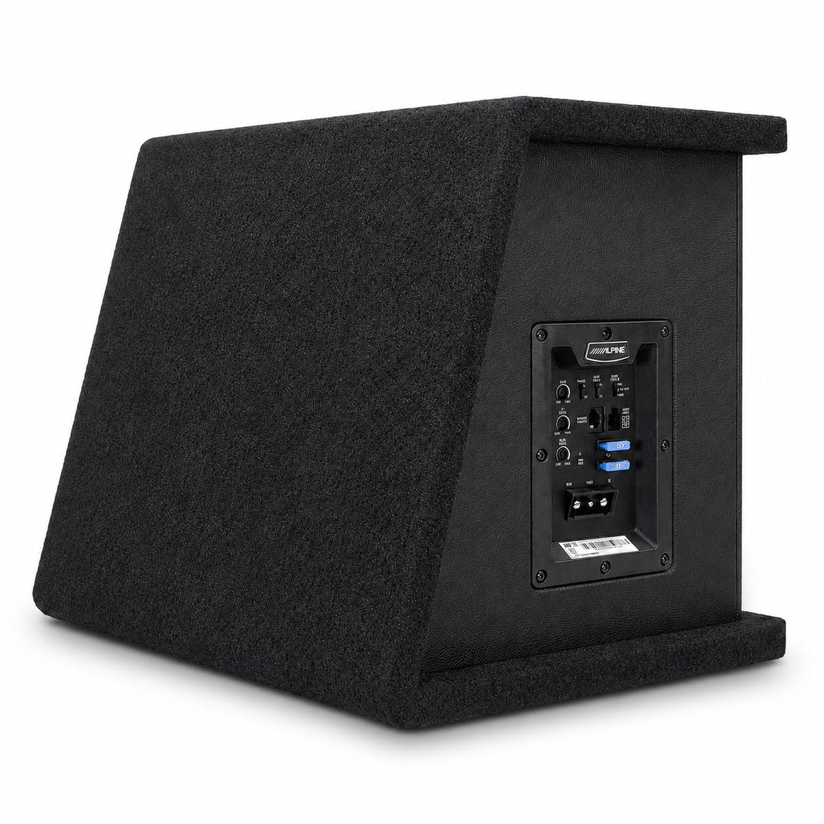 Alpine PWE-SB10, PWE 10" Single Powered Wedge Subwoofer Enclosure - 450W