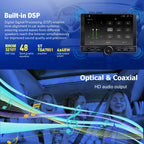 10.6" Double Din Car Radio with Wireless CarPlay & Android Auto