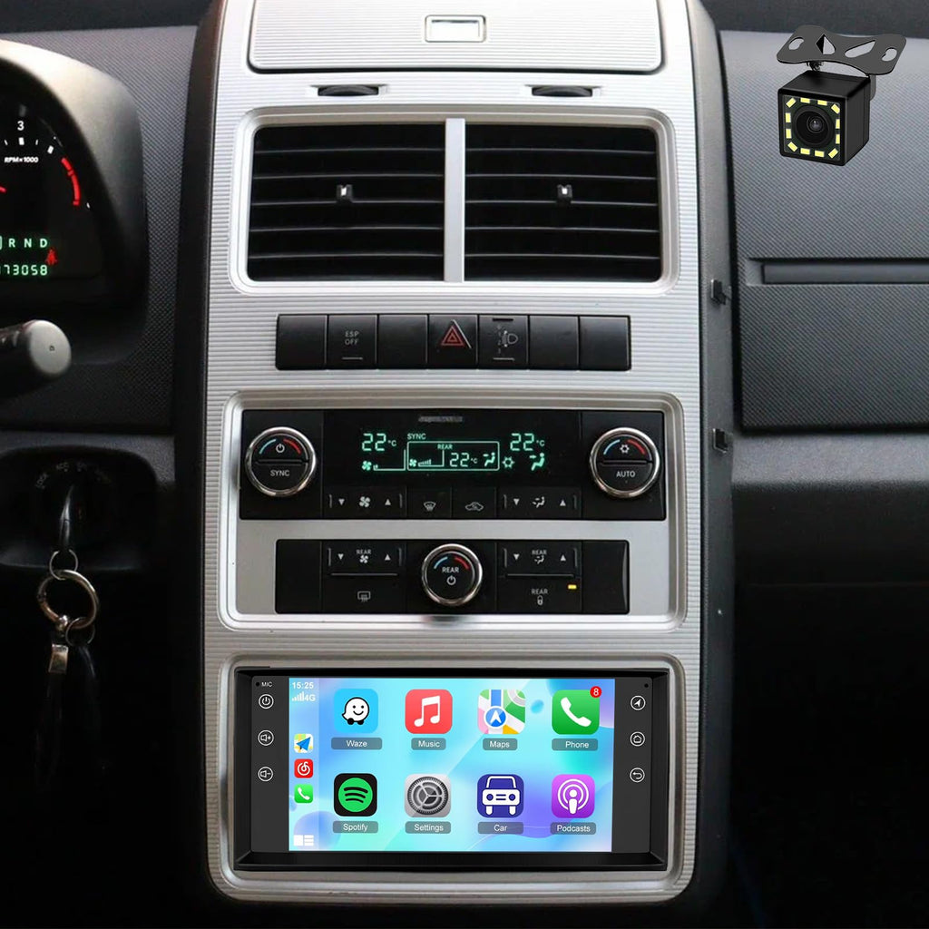 Car Stereo for Dodge Journey 2009-2010 Radio 7Inch CarPlay Bluetooth GPS