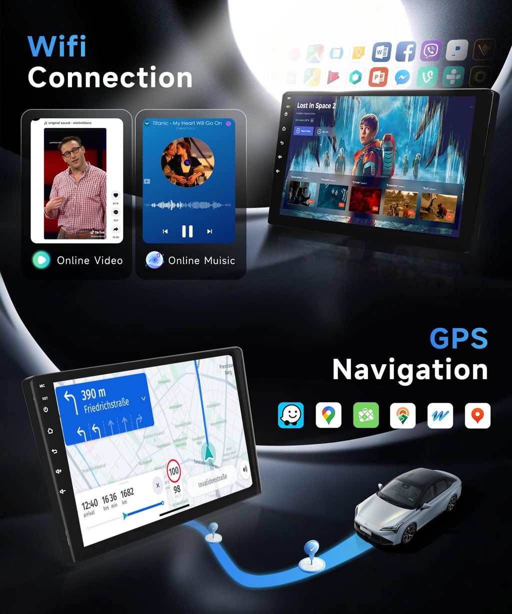 8 Core 6G+128G Android Car Stereo Radio for VW Volkswagen Beetle 2004-2010