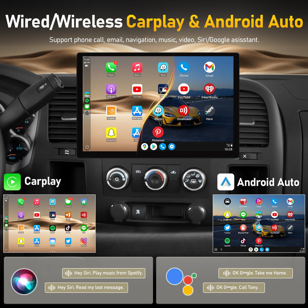 13.1" Car Radio for Chevy Silverado Tahoe GMC Sierra Yukon Stereo