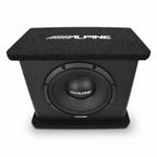 Alpine PWE-SB10, PWE 10" Single Powered Wedge Subwoofer Enclosure - 450W