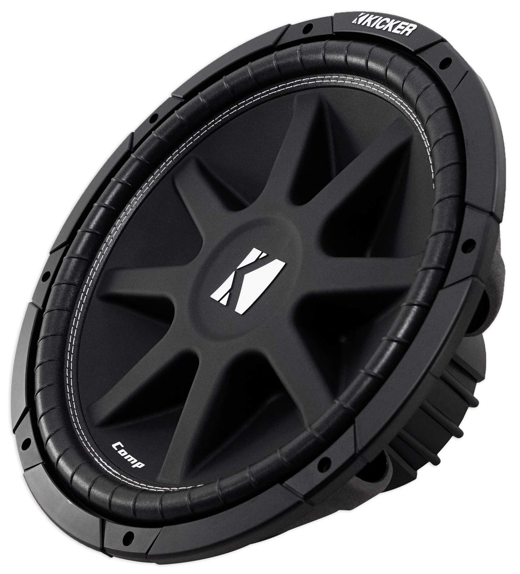 Kicker 43C154 Comp 15" 500 Watt Car Audio Subwoofer+Sealed Sub Box Enclosure