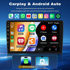 10.1" Touschscreen Car Radio for Chevy Impala 2006-2013 with Wireless CarPlay and Android Auto, 2G+64G Android 14 Double Din Car Stereo Head Unit Support GPS Bluetooth Mirror Link WiFi FM SWC Camera
