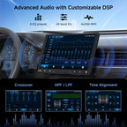A5L 10inch QLED Android Double DIN & Single DIN Car Stereo,Wi-Fi/BT/USB