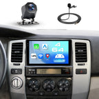 4GB+64GB Android 15 Car Stereo for Toyota 4runner 2002-2009, 9-Inch 1280x720 in-Cell Touchscreen with Wireless CarPlay Android Auto, FM/RDS Radio, Bluetooth, 5G WiFi, Factory Steering Wheel Controls