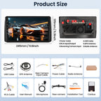 8 Core 6+128G Android Car Radio for Dodge Grand Caravan 2011-2020 Chrysler Town & Country 2011-2016 Grand Voyager 2011-2015 CarPlay Android Auto 1080P Backup Camera 9” Touchscreen WiFi GPS Bluetooth