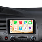 4G+64G Car Radio Stereo Upgrade for Honda Civic 2006-2011 Supports 9" Touchscreen Wireless Carplay Android Auto 5G WiFi Navigation GPS AM/FM Bluetooth Multimedia Player Replacement