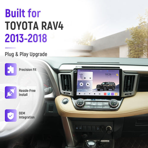10.2" Android 12 Car Stereo for Toyota RAV4 2013-2018