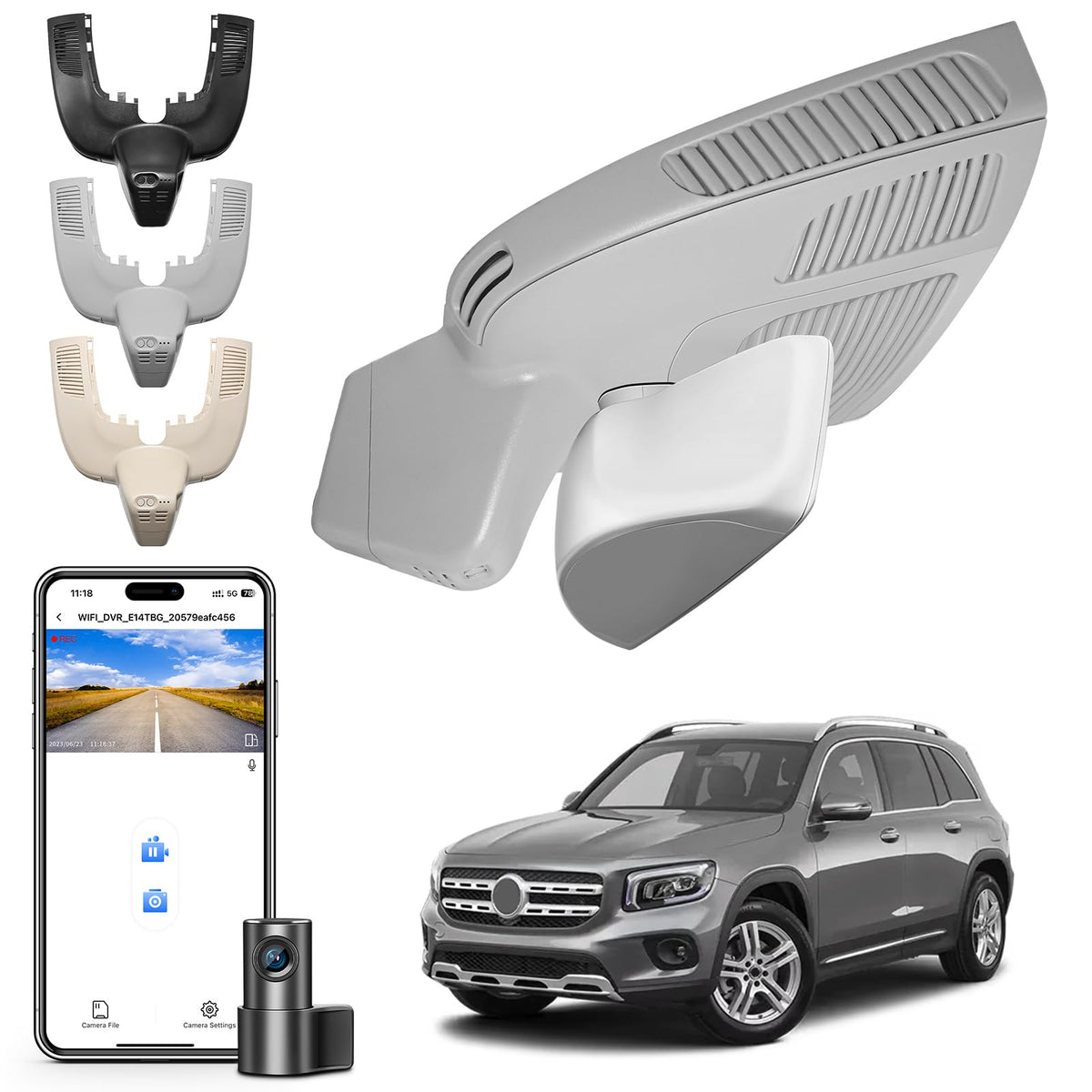 Mangoal STARVIS 2 Dash Cam for Mercedes-Benz GLE 2020-2026 & GLS 2020-2026