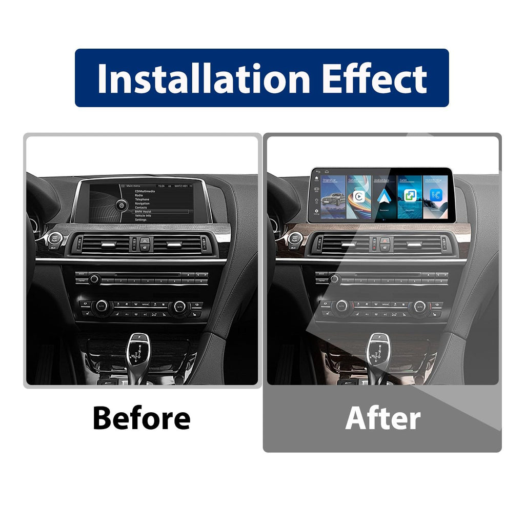 for BMW 6 Series （F06/F12/F13） 2012-2013 (CIC) 12.3" Linux CarPlay Android Auto Navigation Stereo GPS Radio Display IPS Touchscreen Headunit Tablet Media Player