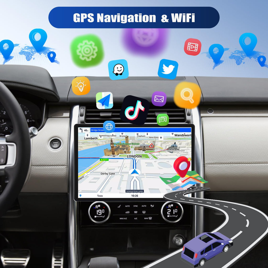 [4+64GB] 11.5 Inch Android 15 Car Stereo for Honda Civic 2012-2015