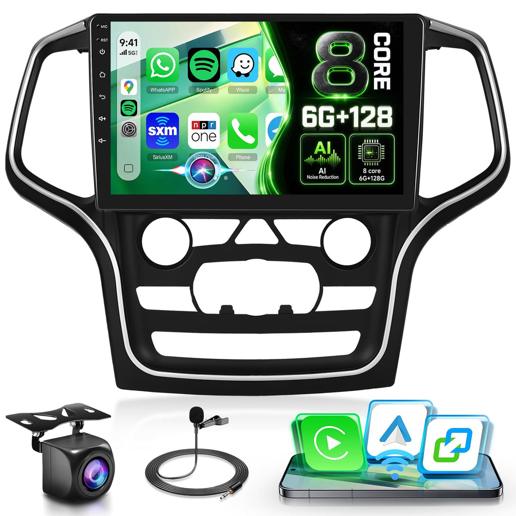 Rimoody 4G+128G Android Car Stereo for Jeep Grand Cherokee 2014-2017