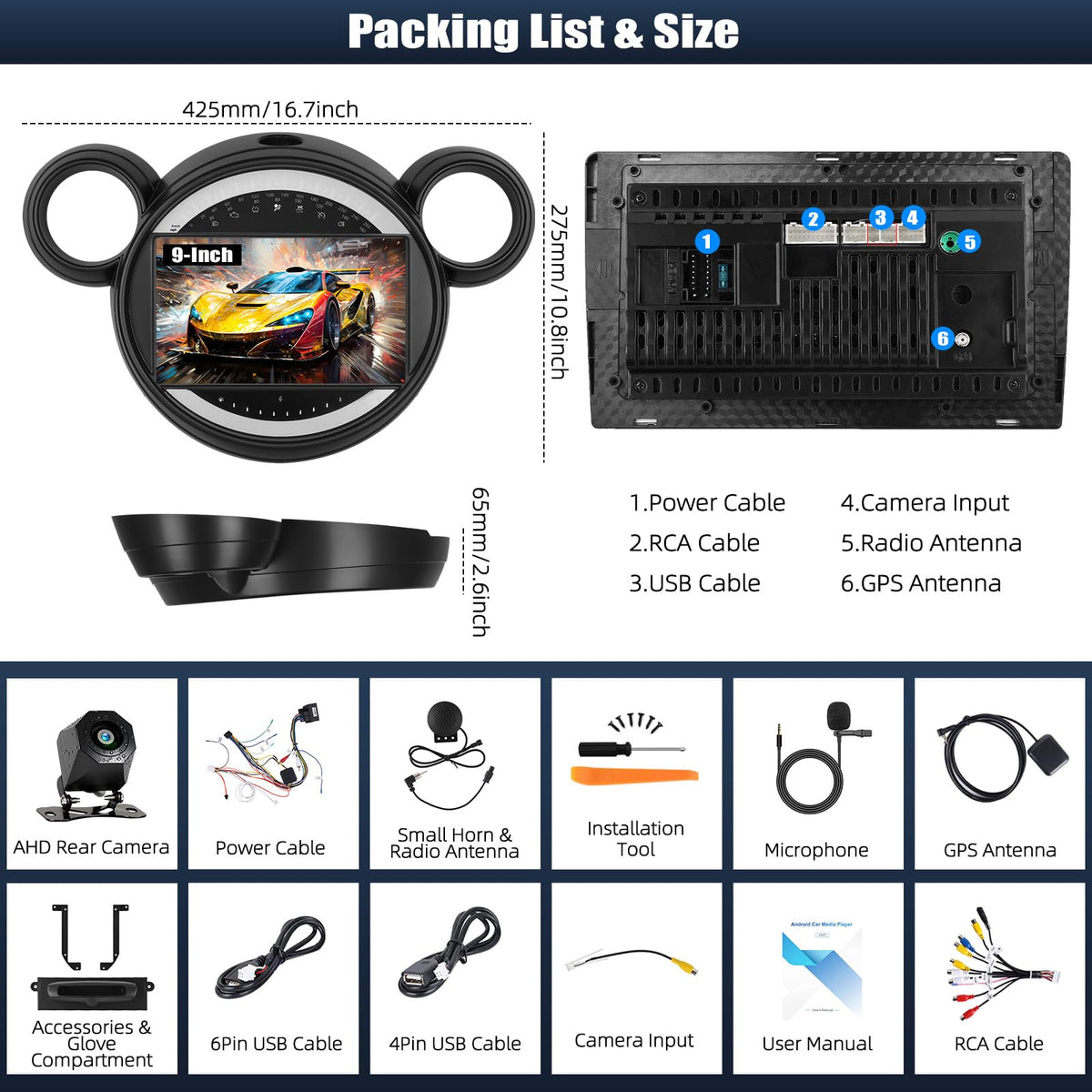 4G+64G Android Car Stereo for BMW Mini Cooper Countryman/Clubman 2011-2013