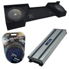Kicker 48CWR122 Dual 12" Sub Box Harmony Amp Fits 07-13 Silverado Ext Cab