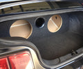 Custom Ported/Vented Sub Enclosure Box for a 2005-2014 Ford Mustang - 2 10" Subs