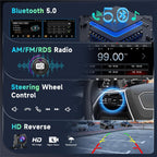 8+128G 8 Core Android Car Radio for Honda CRV 2002-2006, 9 Inch QLED Touch Screen Car Stereo Support Wireless Carplay/Android Auto,GPS,WiFi,AM/FM Radio,DSP/Hi-Res Audio+HD Backup Camera