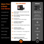 A5L 10inch QLED Android Double DIN & Single DIN Car Stereo,Wi-Fi/BT/USB