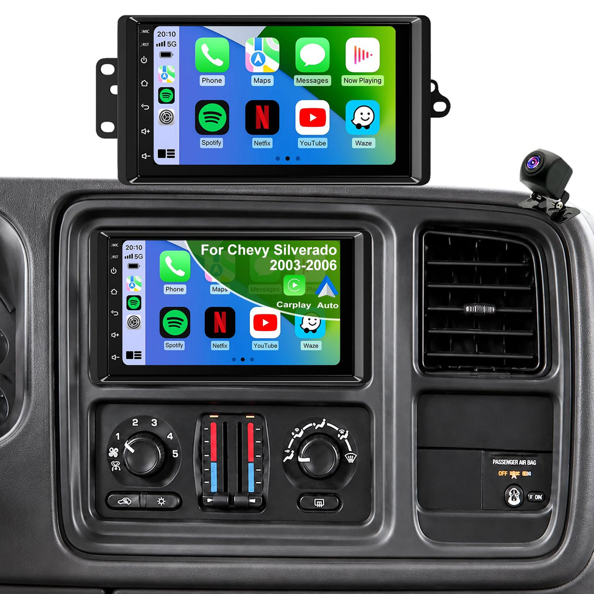 Car Radio Stereo for Chevy Silverado 1500 2500 3500 GMC Sierra 2003-2006