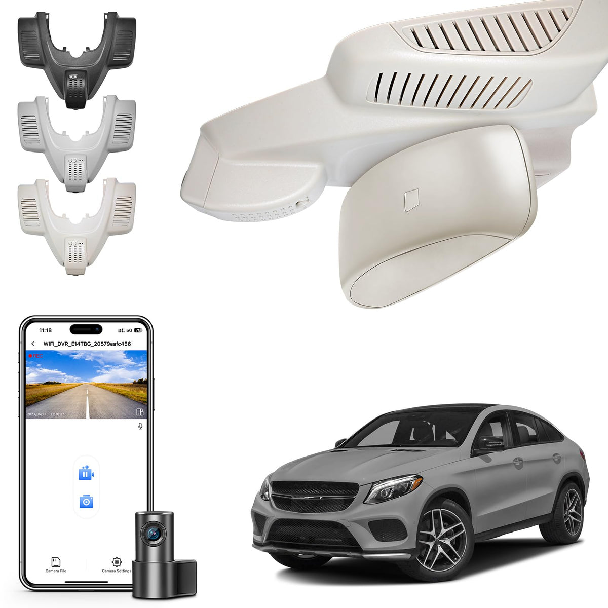 Mangoal STARVIS 2 Dash Cam for Mercedes-Benz GLE 2020-2026 & GLS 2020-2026