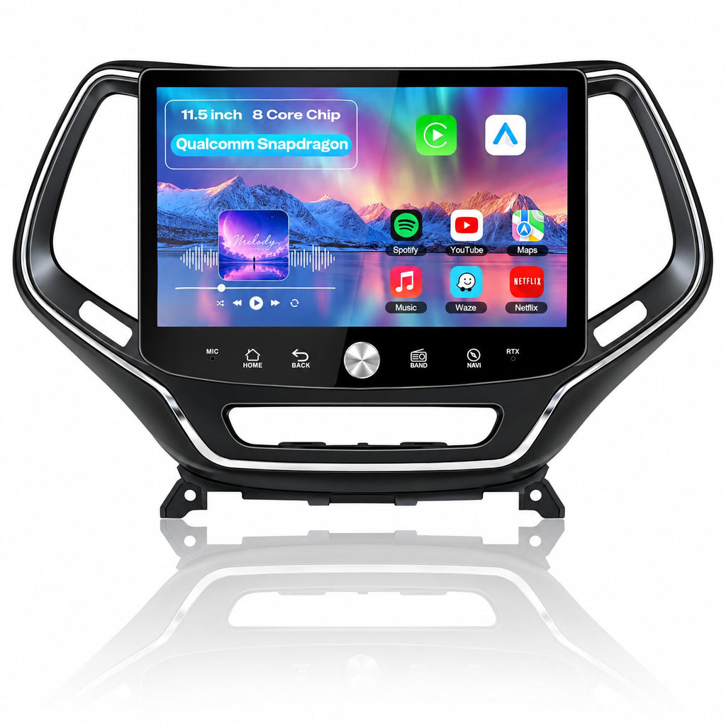 Qualcomm Car Radio for Jeep Cherokee 2014-2021 Replacement