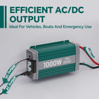 1000W Pure Sine Wave Power Inverter with ATS Mode, Peak 2000W