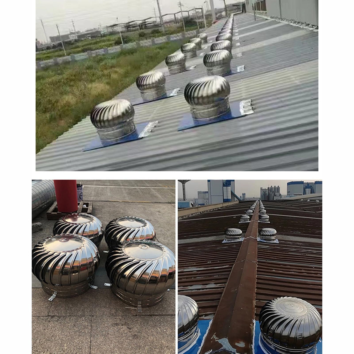 Wind Turbines Attic Air Vent Ventilating Fan