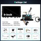 Double Din Android 13 Car Stereo Radio Compatible with Kia Rio 2018-2023 with Wireless CarPlay Android Auto 9" Touchscreen Car Radio Audio Receiver GPS Navigation Camera Mirror Link SWC