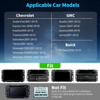 Car Stereo Radio for Chevrolet Silverado Tahoe GMC Sierra Yukon 2007-2013, 8inch Android 13 Touchscreen with Wireless Carplay Android Auto GPS Navigation AM FM AHD Backup Camera(4G+64G)