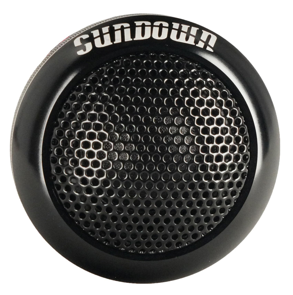 Sundown Audio SA-6.5CS v.3 6.5 in 125-Watt Car Audio Component Speakers, Silk Dome Tweeters, Carbon Fiber Cones, Adjustable Crossovers, for Vehicle Sound Systems, 4-Piece