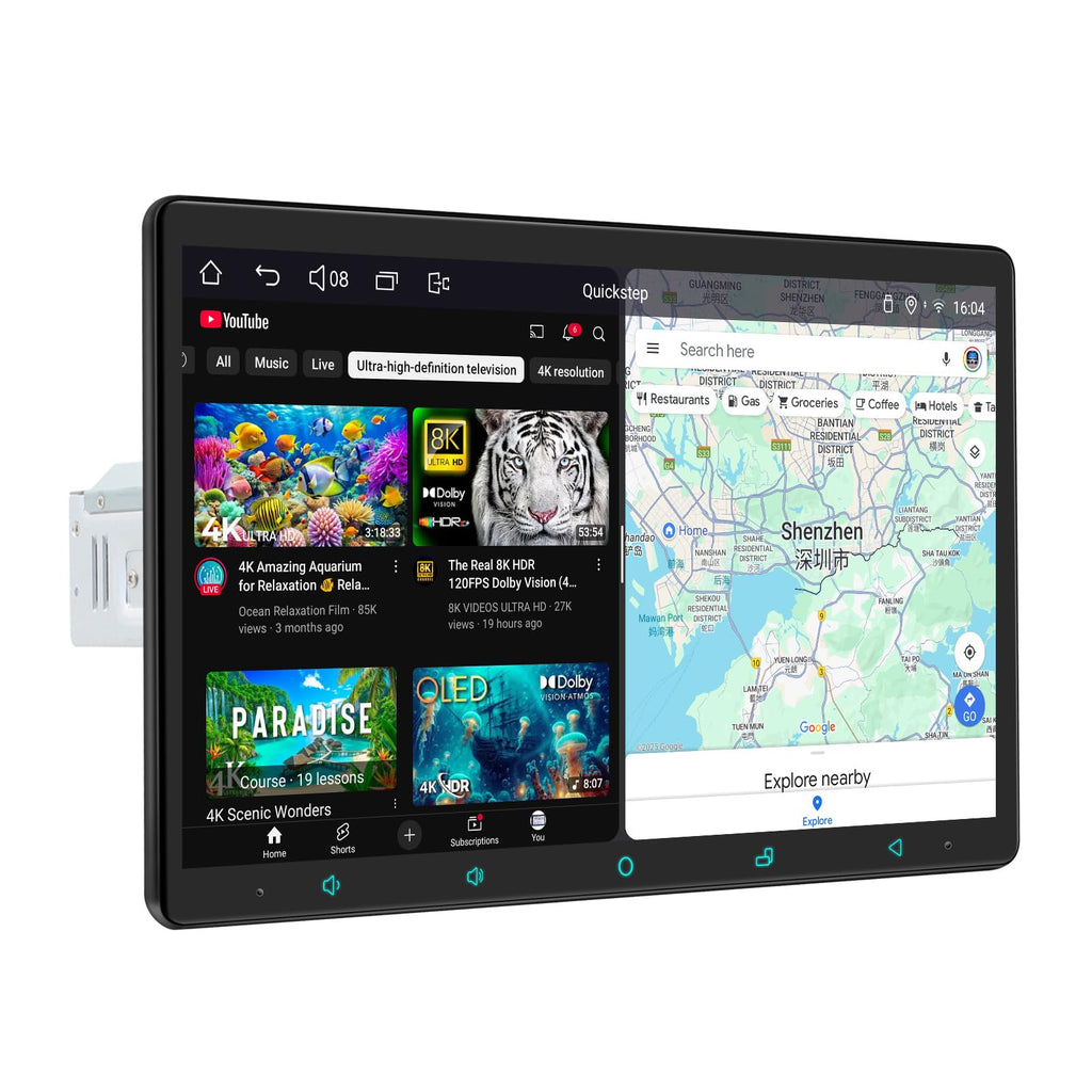 Joying Car Radio for Jeep Compass 2017-2020, Android 13 Head Unit 8 Inch IPS Touchscreen Stereo for 8.4" OEM Display, with CarPlay & Android Auto, GPS Navigation, AM/FM, Volume Knob(JY-CR811T4)