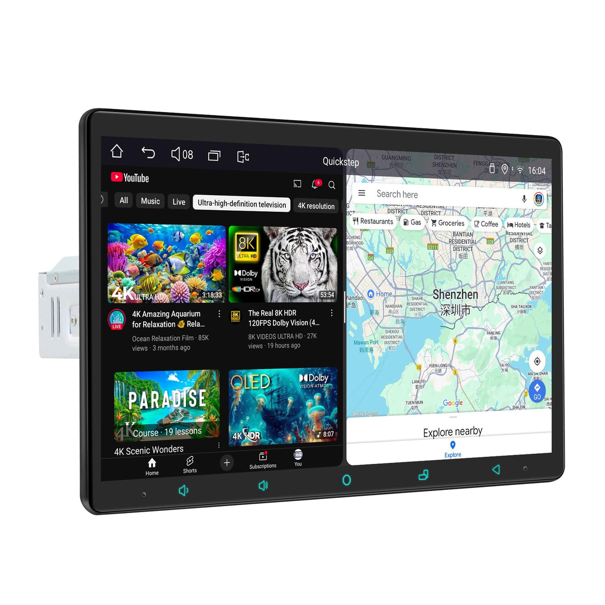 Joying Car Radio for Jeep Compass 2017-2020, Android 13 Head Unit 8 Inch IPS Touchscreen Stereo for 8.4" OEM Display, with CarPlay & Android Auto, GPS Navigation, AM/FM, Volume Knob(JY-CR811T4)