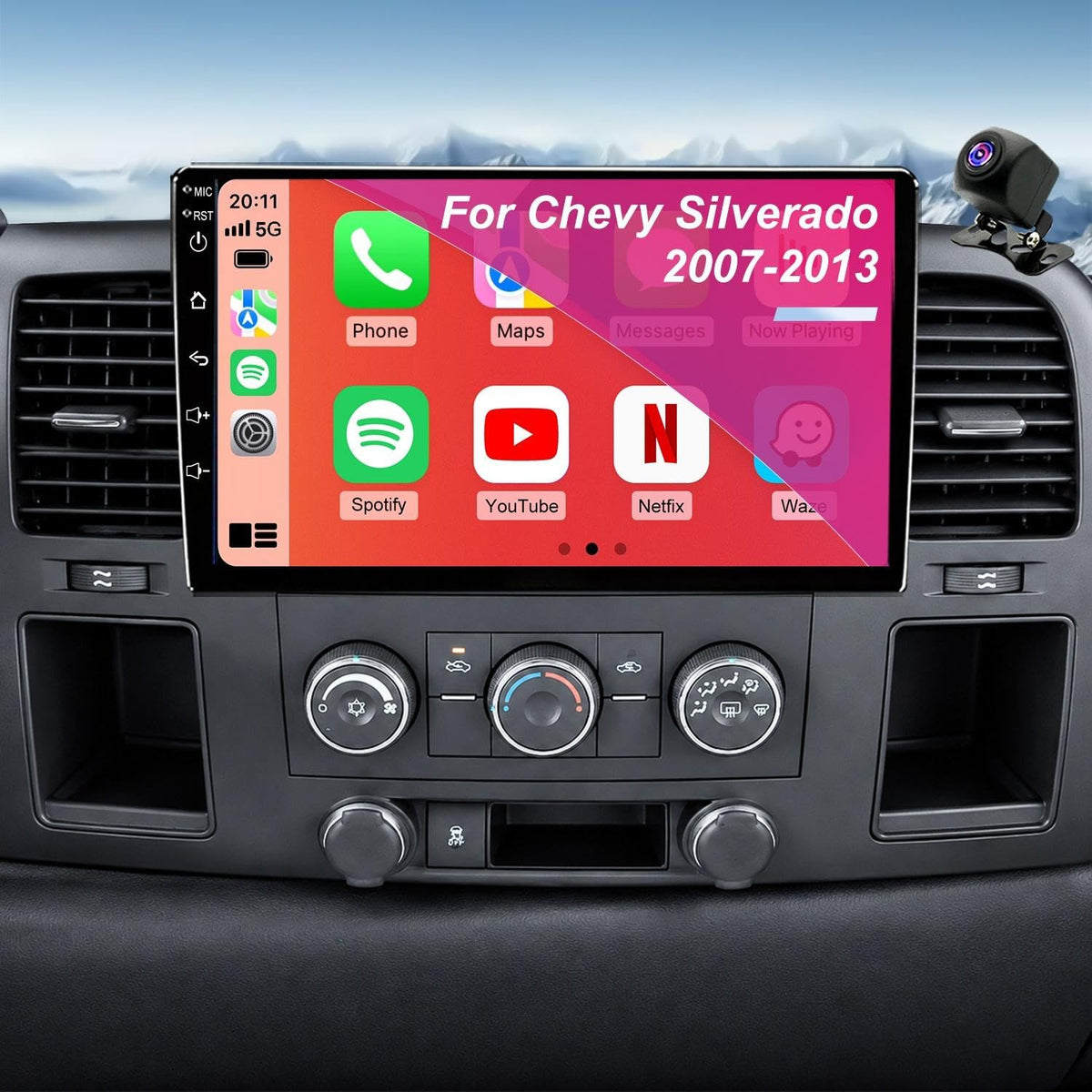 4+64G Car Radio for Chevrolet Chevy Silverado 2007-2013 GMC Sierra Yukon