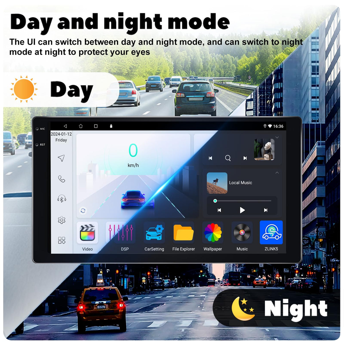 2+64GB 9 Inch Car Stereo for Toyota Corolla 2017-2018 CarPlay