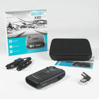 Escort X80 Laser Radar Detector - Extreme Long Range Early Alert Protection, False Alert Filter, Multi Color OLED Display, Crystal Clear Voice Alerts, Live Crowd Sourcing, Black