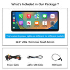 12.3" Wireless CarPlay Touchscreen for Mercedes-Benz GLA NTG 4.5