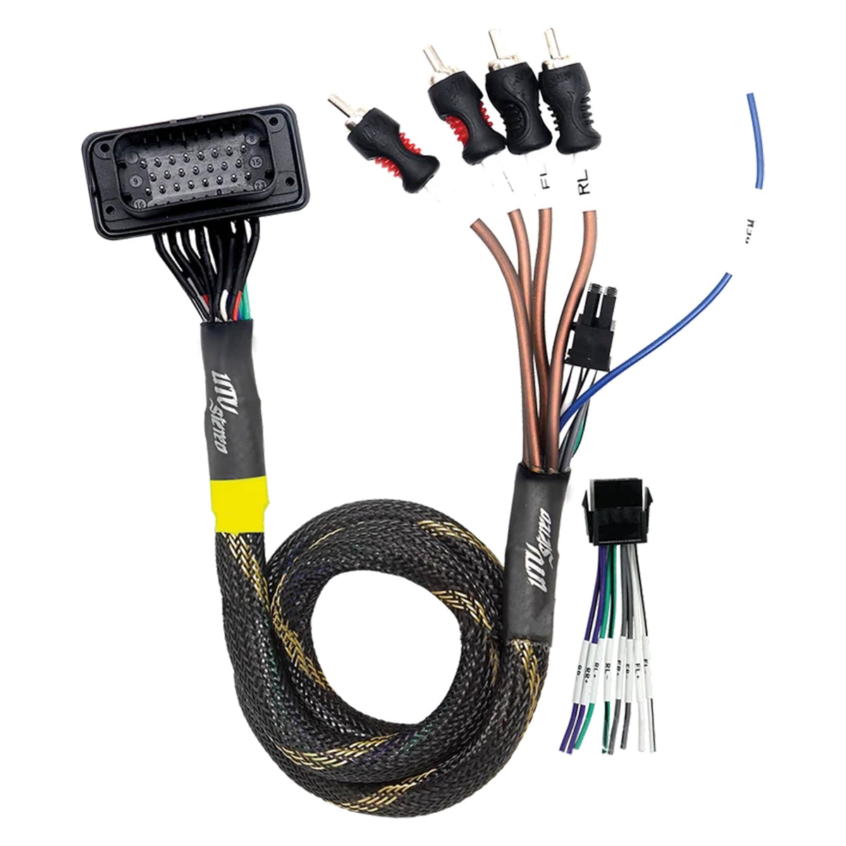 UTV Stereo RCA Amplifier Output for Polaris Ranger 1500 & Xpedition