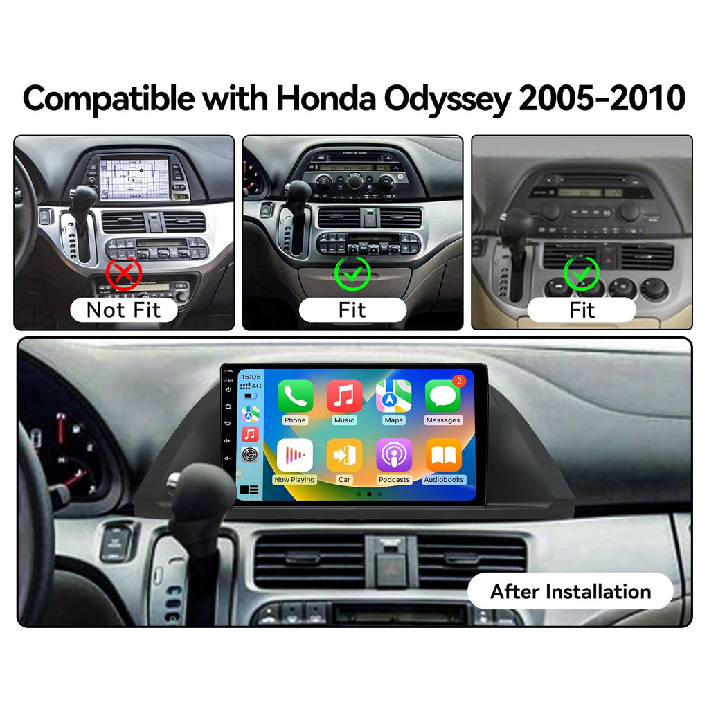 BINIZE Car Stereo Radio Android 13 Compatible with Honda Odyssey 2005-2010
