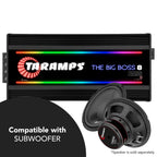 Taramps The Big Boss 8 Bass 8000W RMS Monoblock Class D Car Audio Amplifier