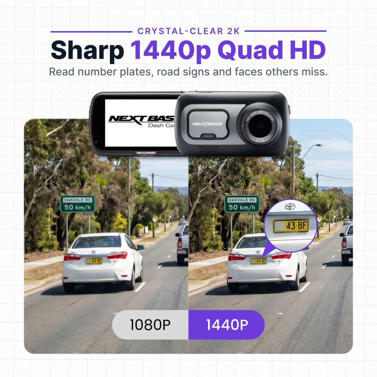 Nextbase 1440p HD Wi-Fi Dash Cam 522GW with Alexa…