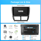 8-Core 4+64G Car Stereo for Subaru Forester Impreza WRX 2008-2012