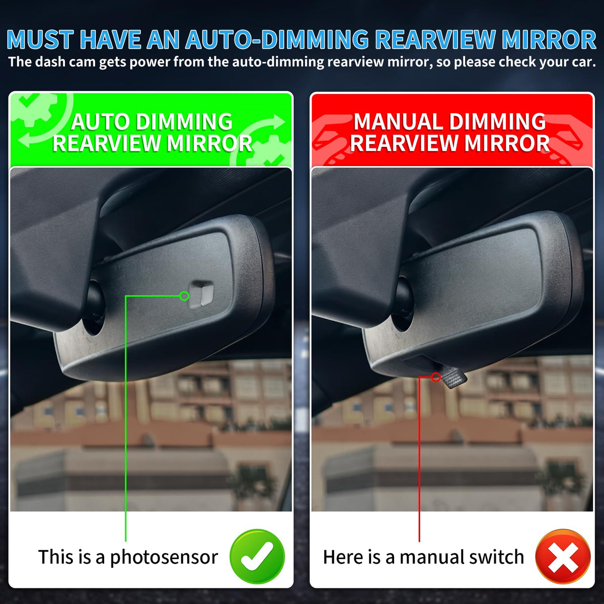 4K Dash Cam for Hyundai Ioniq 6 2023-2025
