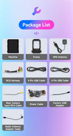 Android 14 Stereo Car Radio for Ford Taurus (2012-2016), 8Core 4G+64G GPS Navigation with 9.7 inch QLED Touchscreen via Carplay Android Auto SWC Bluetooth 5.4 EQ USB TPMS WiFi