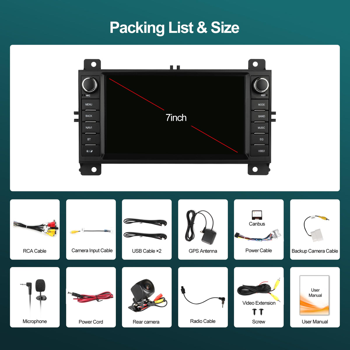 Upgrade Car Radio Stereo for Dodge Durango 2011-2013 Grand Cherokee 10-13