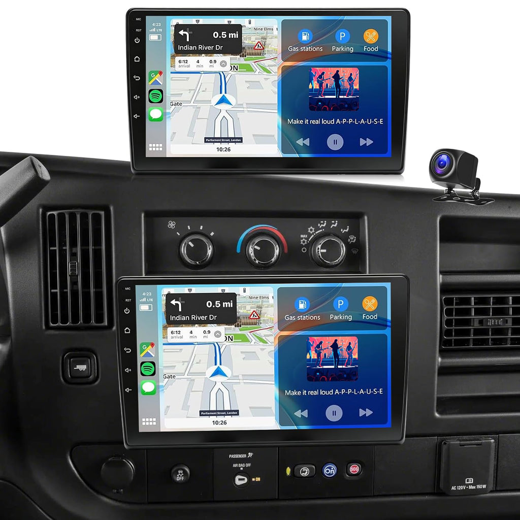 4G+64G Car Radio for Chevy Express Van 2008-2011 with 10 Inch Touch Screen