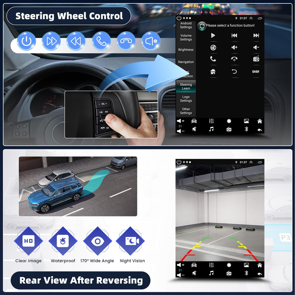 Car Stereo Radio for Nissan Altima 2007-2012 with Carplay/Android Auto